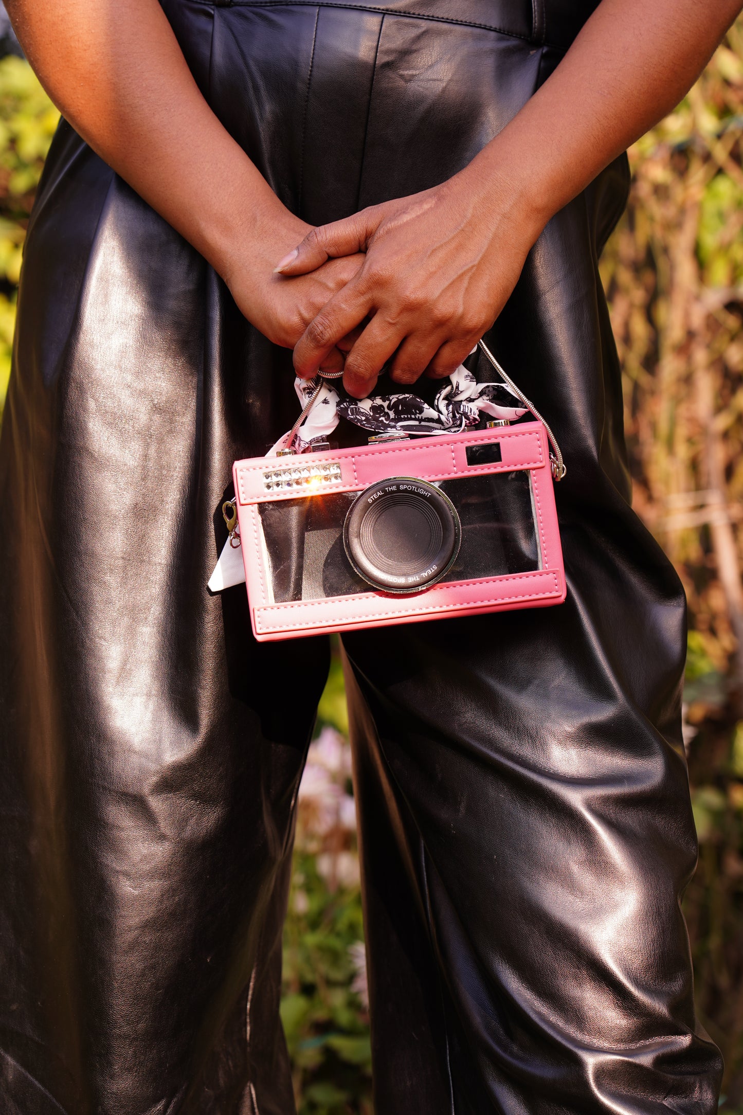 Pixel Chic Statement Bag Pink