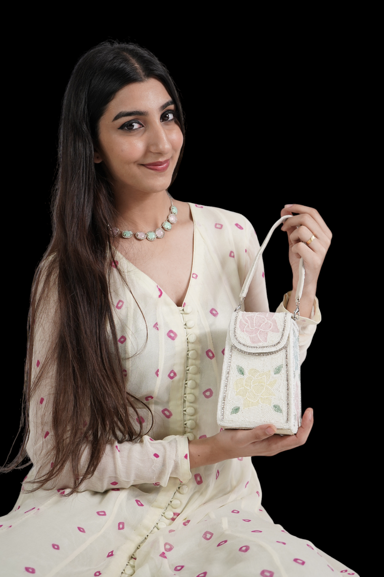 Gul Manjari Statement Bag